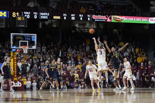 Minnesota gophers basketball score sale